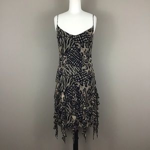 White House Black Market Animal Print Dress Size 4